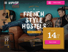 Tablet Screenshot of hiphophostels.com